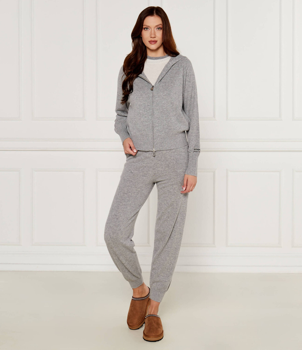 Шерстяной кардиган AEGEAN Pinko - серый(104317 A271)