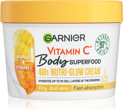 Garnier Body SuperFood - осветляющий крем для тела с витамином С /   380  ml  / GTIN 3600542546133