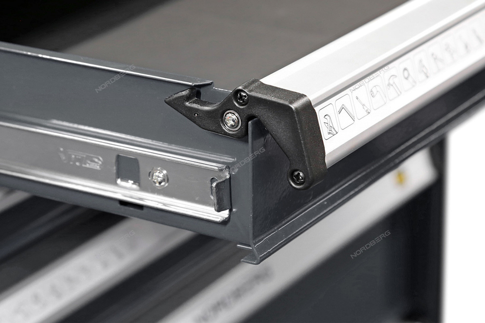 NORDBERG (T5N(G)) Тележка инструментальная 5 полок, серая