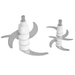 Измельчитель электрический 850 Вт DELTA LUX DE-7403, 2 стеклянные чаши 2,5 л и 0,3 л, двойной и трой