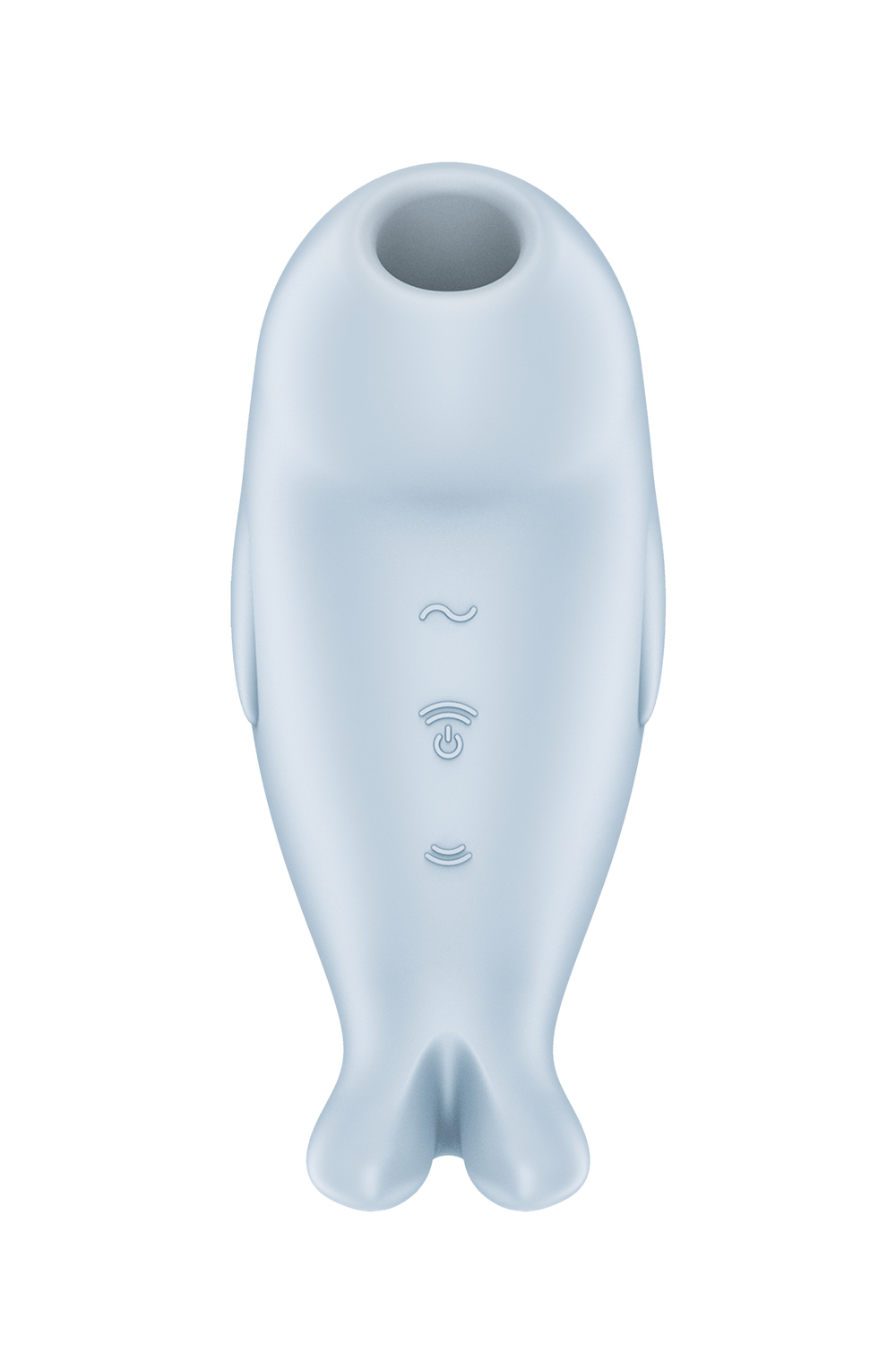 Вакуумный стимулятор клитора с вибрацией Satisfyer Seal You Soon, силикон, голубой, 11 см