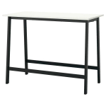 Стол для переговоров - MITTZON IKEA /ИКЕА МИТТЗОН , 68х140х105 см, белый/черный