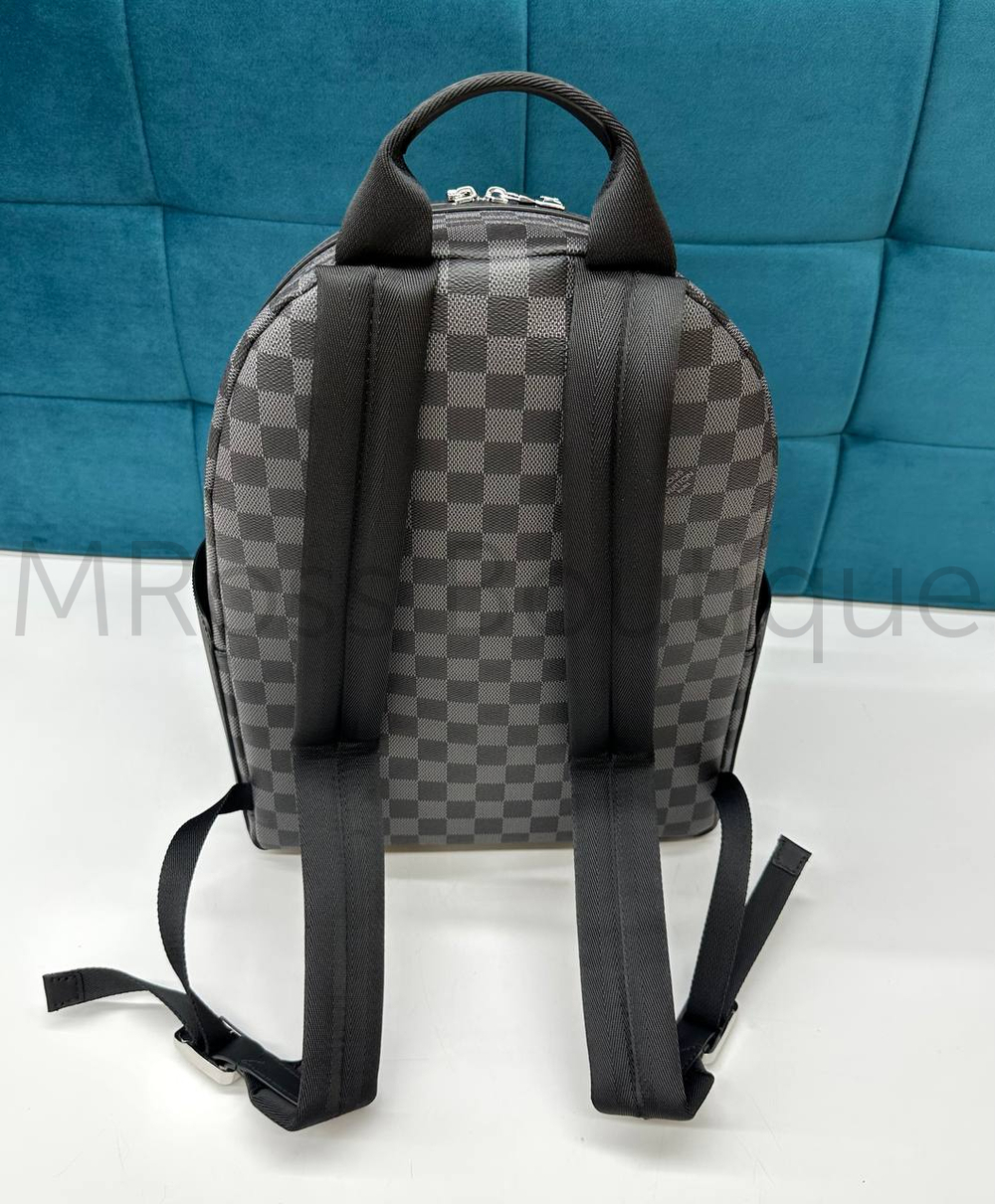 Мужской черный рюкзак Louis Vuitton Discovery PM с шахматным узором