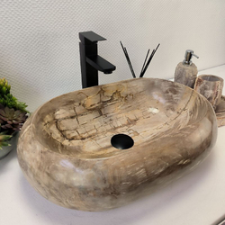 Раковина из окаменелого дерева Fossil Basin OD-02958 55*38*15 см