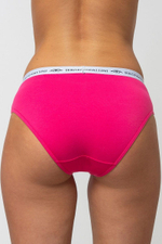 Женские трусы-слипы с узкой резинкой (Размер: S) (Цвет: розовый)