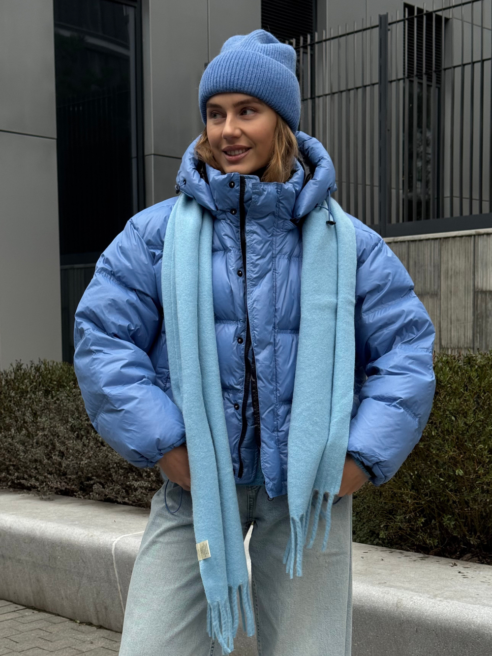 Пуховик Twin голубой