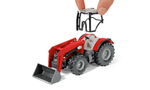 Трактор Massey Ferguson с кузовом Poettinger Jumbo