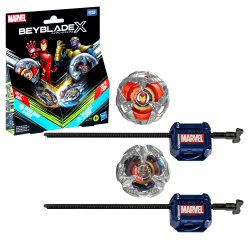 Игровой набор Hasbro Beyblade X Marvel Iron Man G0287 vs Thanos G0287 — фото 1