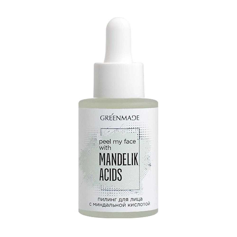 Пилинг для лица с миндальной кислотой Peel my face with Mandelic Acids, ТМ GREEN MADE