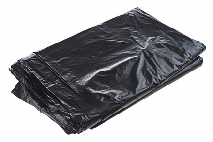 Мешки для мусора Ромашка ПВД 70х110см 30мкм 120л черные 50шт/в упаковке в пластах цена за уп