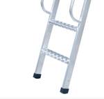 Лестница приставная стеллажная MEGAL ЛПС - 4,5 с поручнями