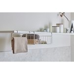 Набор из двух кухонных вязаных полотенец из коллекции essential, серое/экрю