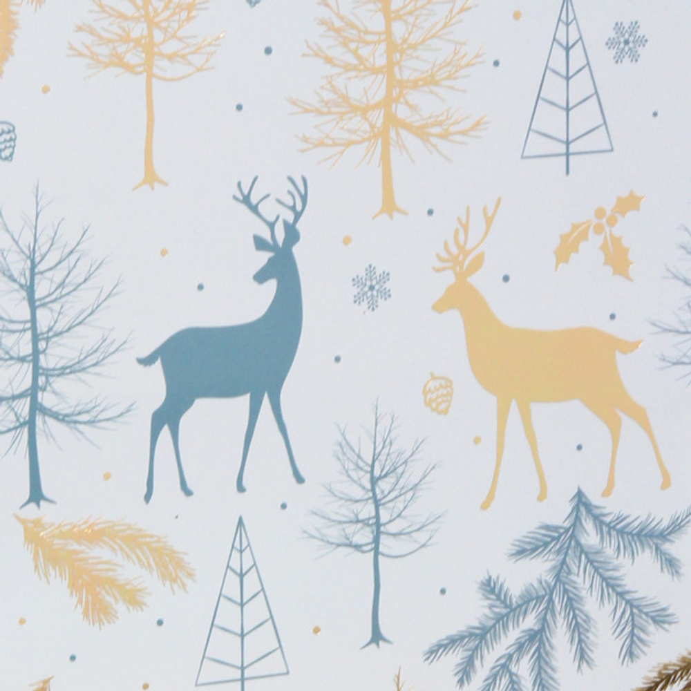 Пакет подарочный «Новогодний стиль» 18*23*8 см