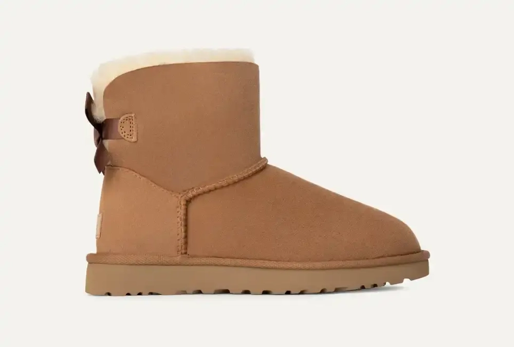 UGG Угги Mini Bailey Bow, каштановый