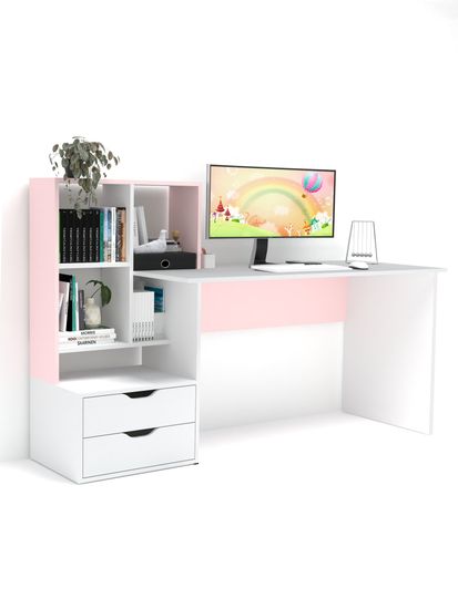 белый / розовый кварц