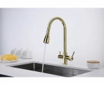 Смеситель для кухни Paulmark Lange La214212-G золото