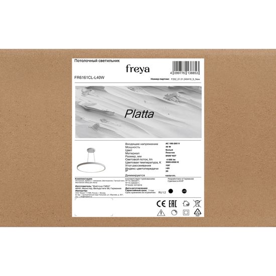 Потолочный светильник Freya FR6161CL-L40W