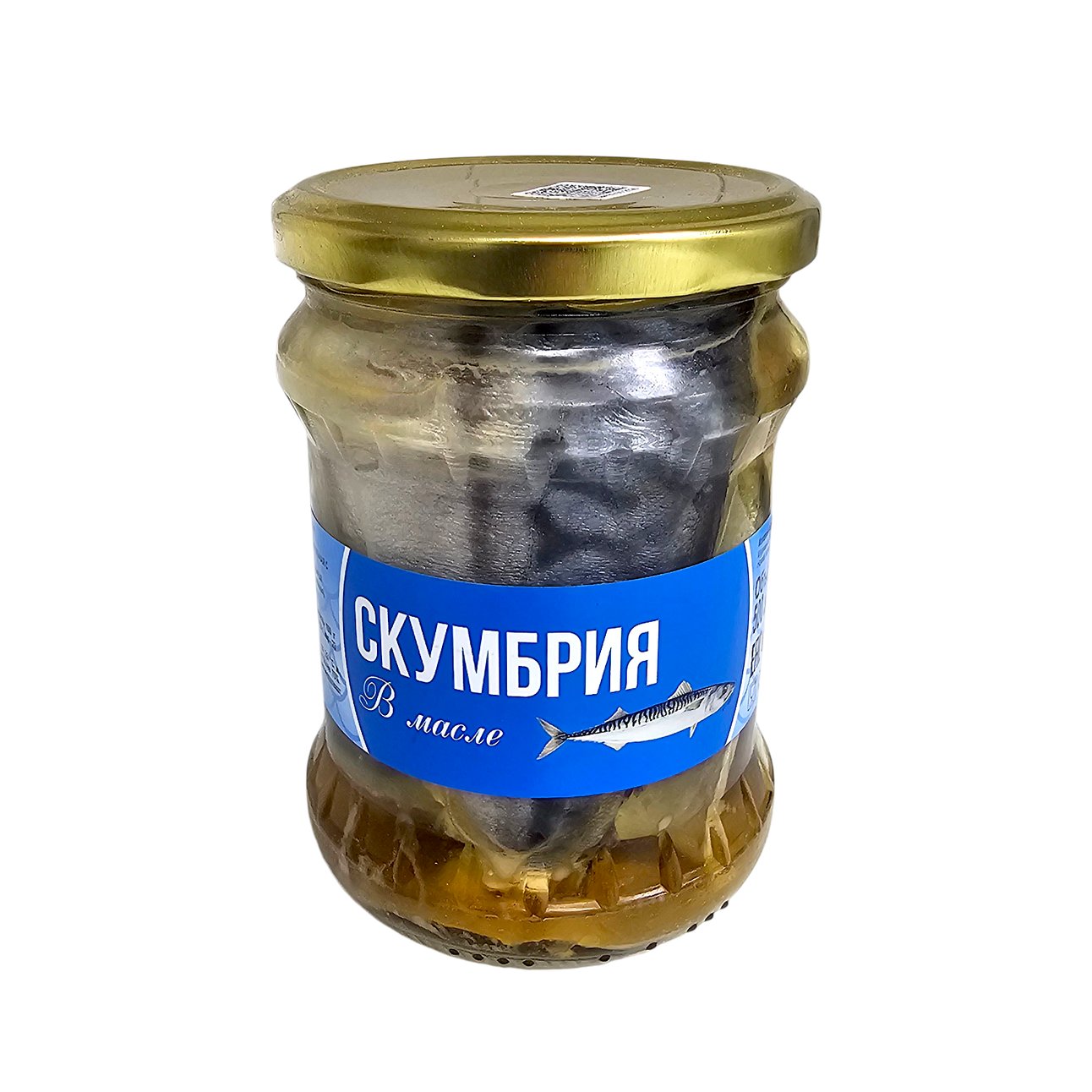 Скумбрия в масле, 500г