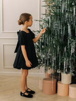 Платье со стразами Черный