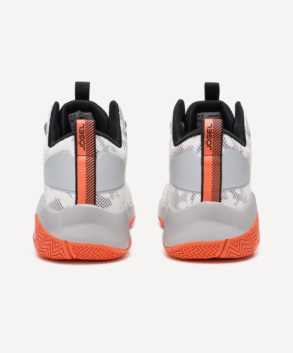 Кроссовки баскетбольные JÖGEL Playmaker, серый/оранжевый