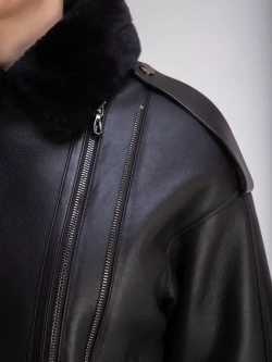 Дубленка женская натуральная зимняя