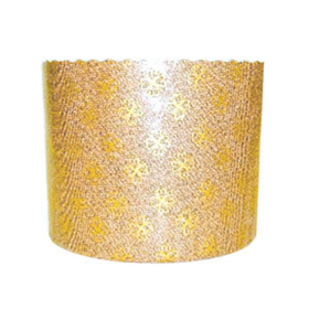 Форма для кулича d90, h90мм Премиум бежевая (200 гр.) 5 шт.