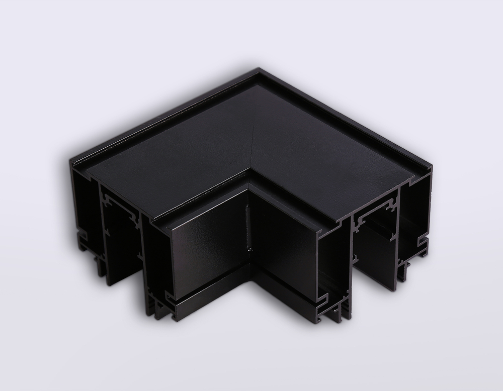 Коннектор угловой для шинопровода Magnetic 48V в натяжной потолок GL3392 BK черный