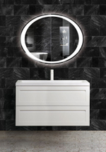 Тумба подвесная под раковину ART&MAX AM-Platino-1000-2C-SO-BM-Cer