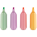 Набор текстовыделителей "Pomadka" 4цв., 1-3мм, мини, скошенный, трехгранный