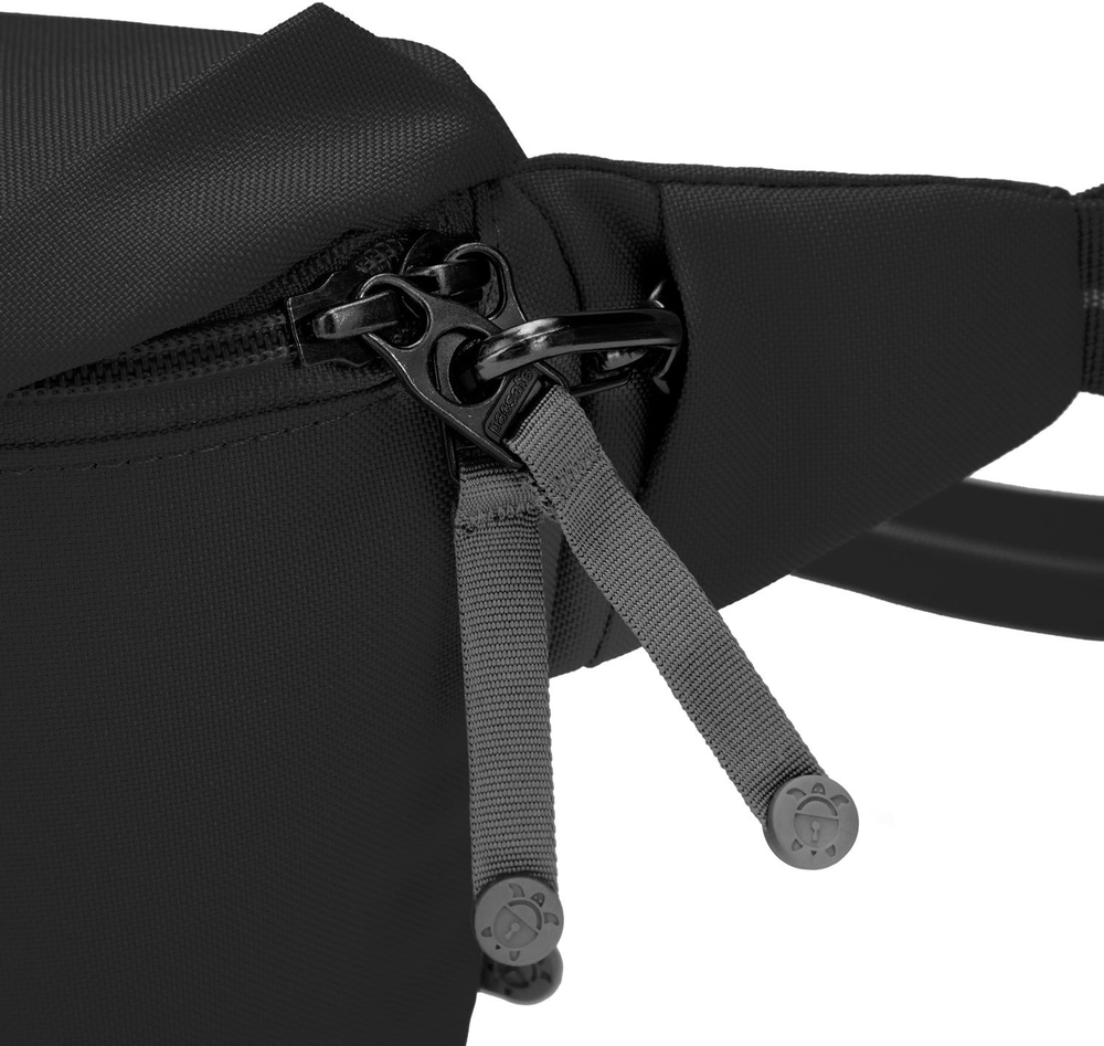 Сумка слинг антивор Pacsafe Go Sling, черная смола, 2.5 л.