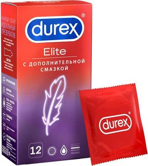 Презервативы Durex Elite Сверхтонкие 12 штук