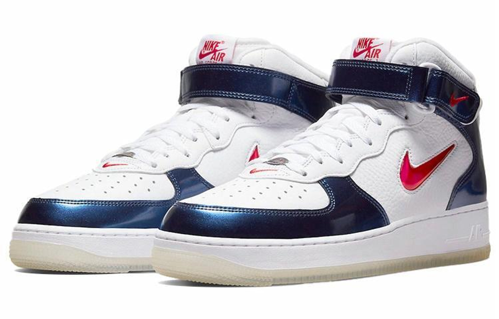 Кроссовки Nike Air Force 1 Qs "Iuniversity Red And Midnight Navy"