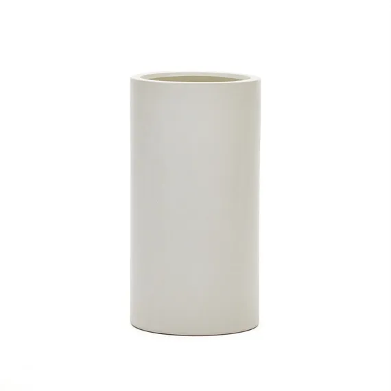 Кашпо Aiguablava, Ø42х80 см, белый цемент