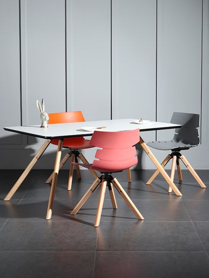 Обеденный стол Arne 160х90 см меламин белый