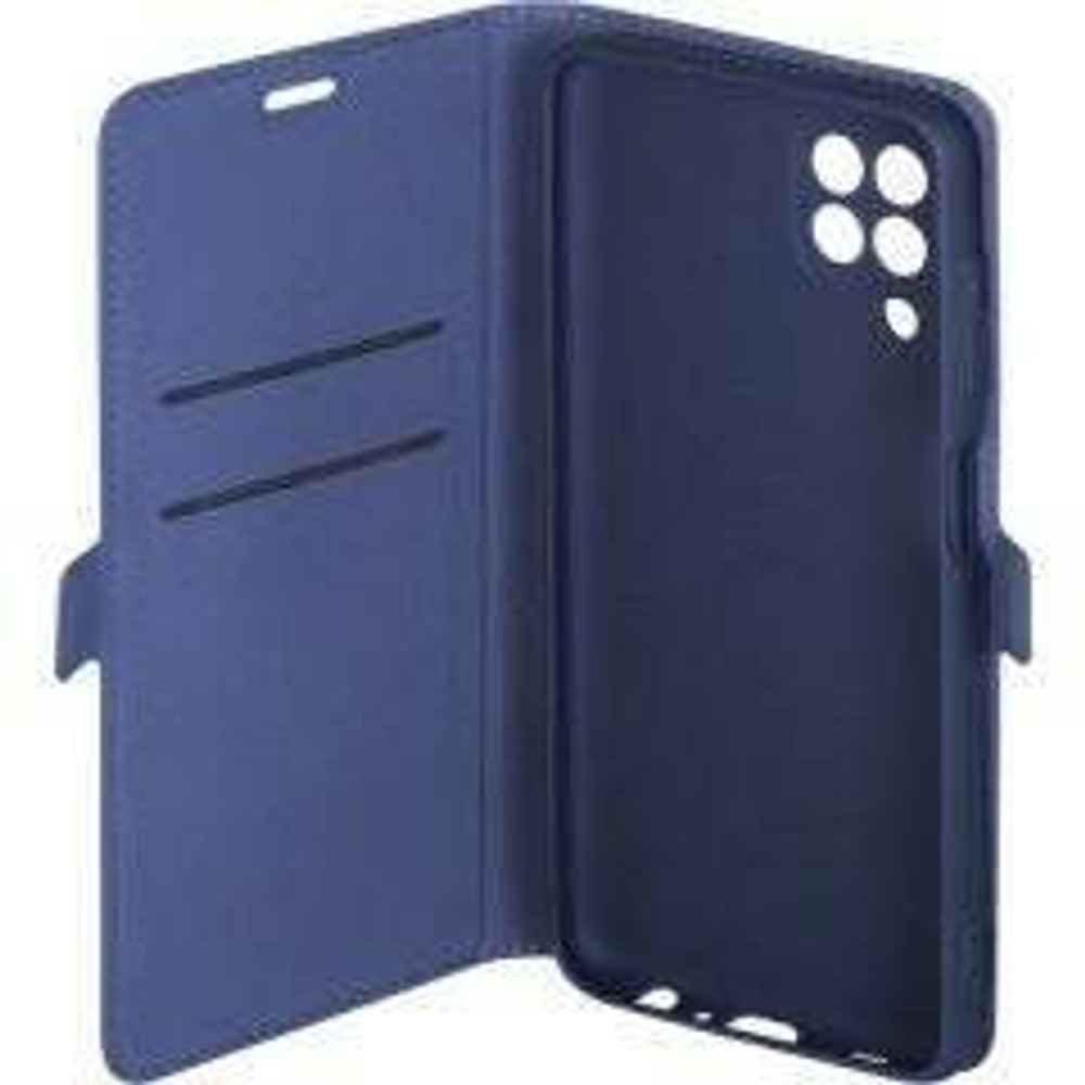Чехол с флипом для Samsung Galaxy М32 (4G) blue DF