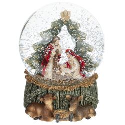 GAEM Фигурка декор в стекл шаре "Рождество", D 10 см, L10 W10 H12,5 см, 2в.(цена за один вид)