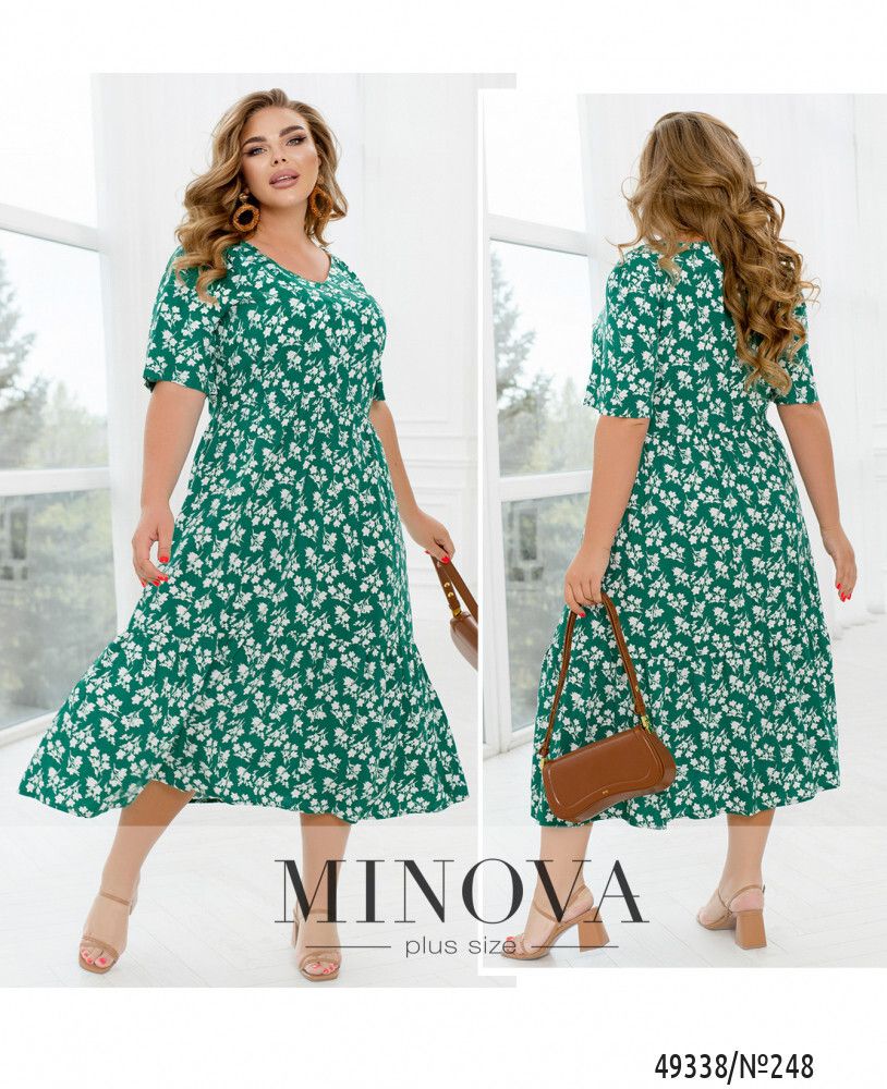 Платье 248-бирюзовый Minova