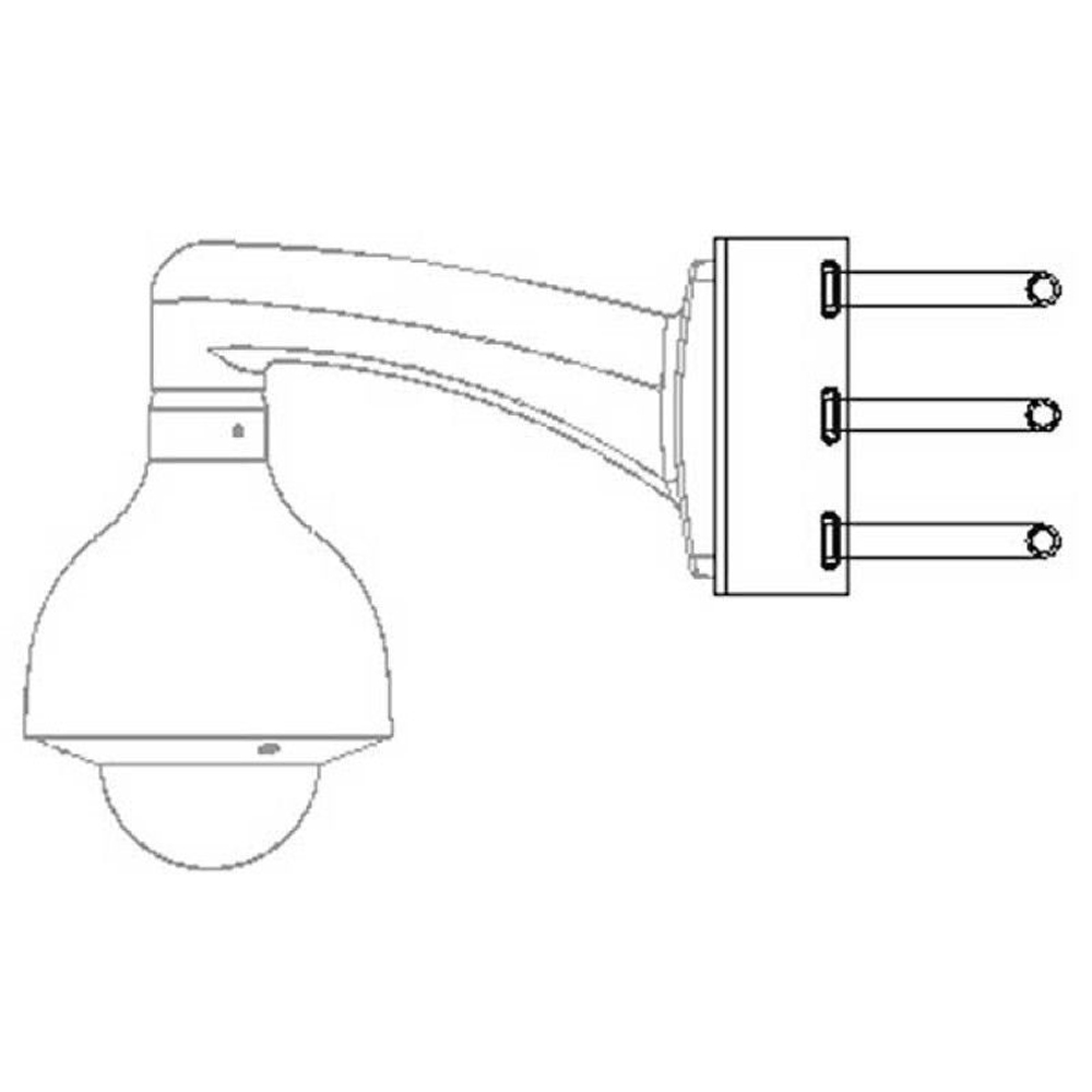 Кронштейн на столб Dahua DH-PFA150