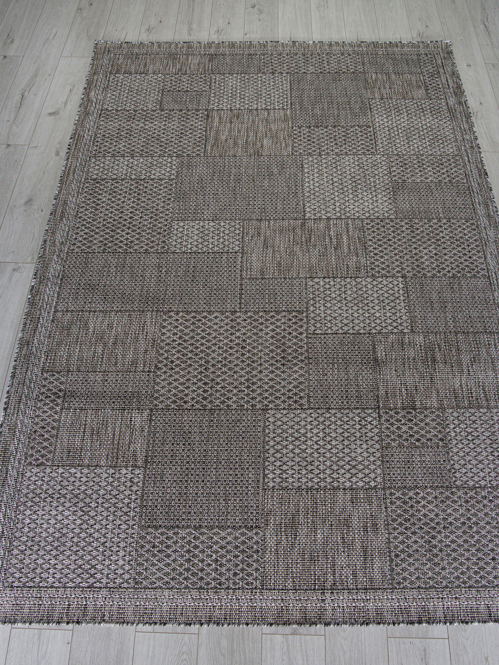 Ковер S148 - DARK GRAY - Прямоугольник - коллекция KAIR размер 160*300 см