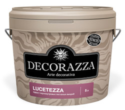Декоративное покрытие Decorazza Lucetezza Argento 5 л, LC 001