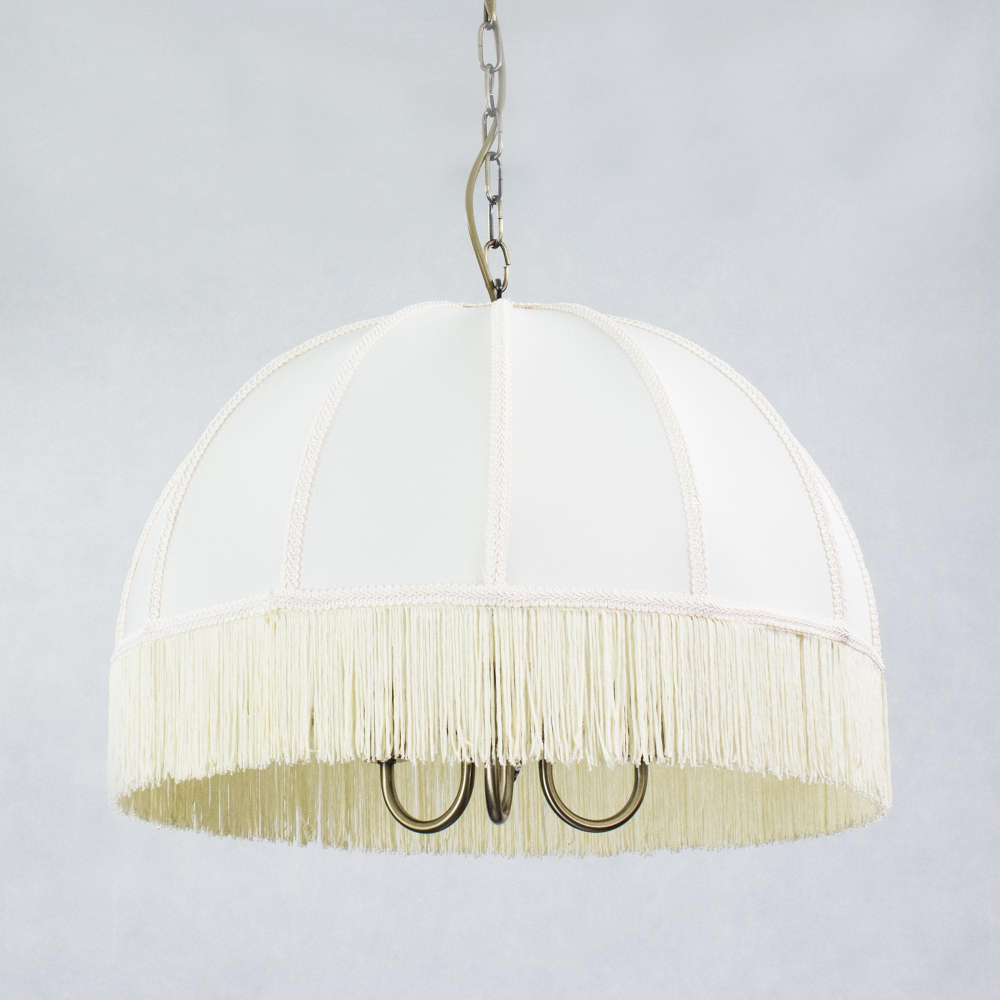 Citilux Базель CL407131 Люстра подвесная с бежевым абажуром