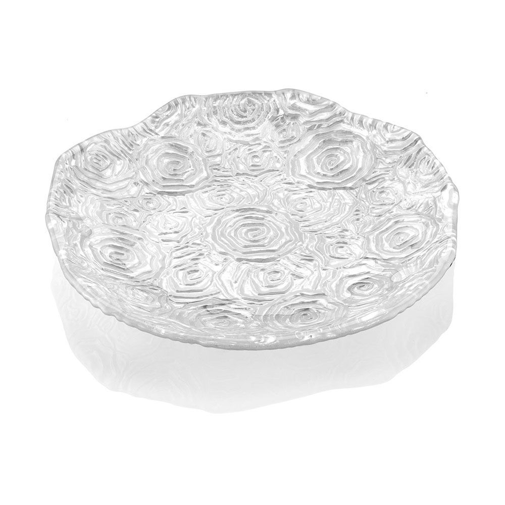 Тарелка десертная 22см IVV Roseto жемчужно-белая