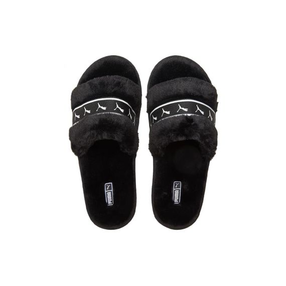 Puma Fluff Remix Slide 'Black White'