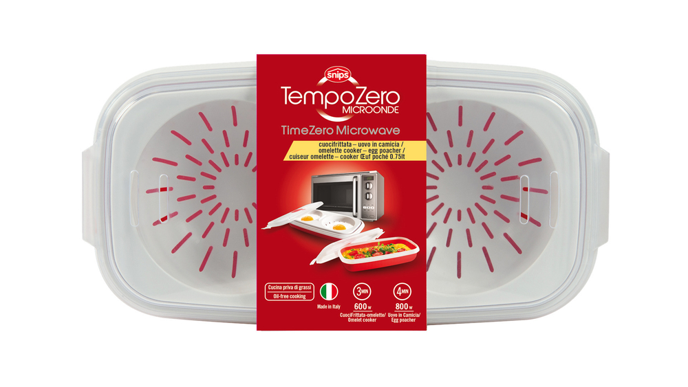 Контейнер для приготовления яиц пашот и омлета в СВЧ 0,75л 2 порции SNIPS