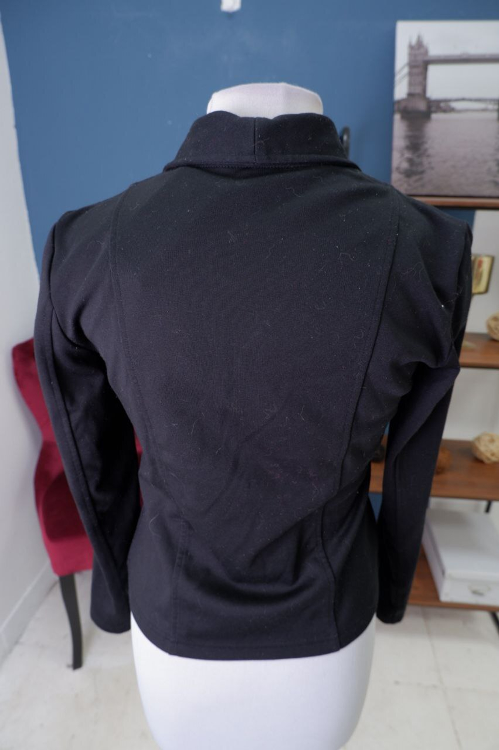 Жакет базовый черный 46 размер