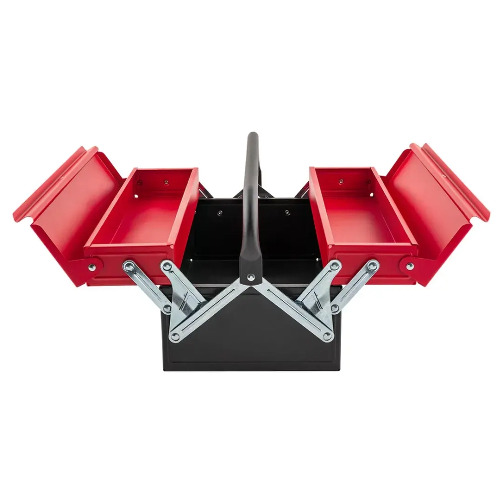 Ящик металлический складной 3-х секционный (200х220х410мм, 50х90х400мм-2 секции, 110х200х400мм-1 секция) JBC JBC-NTBC123A