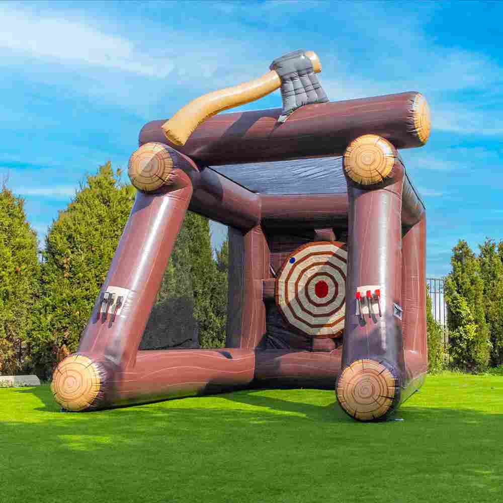 Надувной герметичный дартс «Меткий топор», диаметр 2,5 м, размер 4×3×4 м