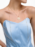 Колье "Sun white pearl" Gold