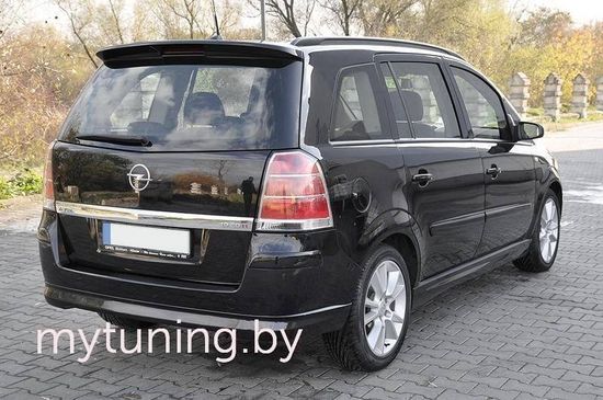 Накладка заднего бампера OPC LOOK для Opel Zafira B