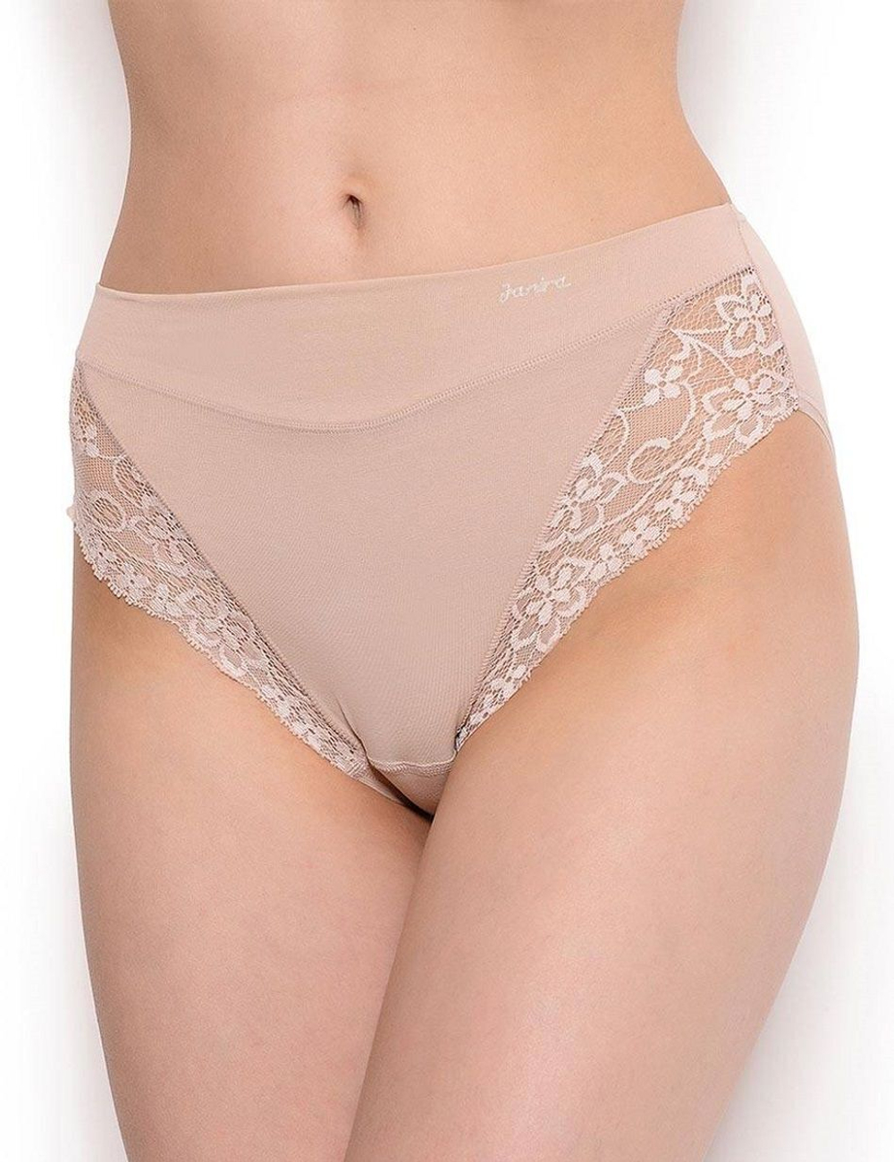 Набор из 2 хлопковых трусиков-слип Esencial (Размер: XXL) (Цвет: телесный)